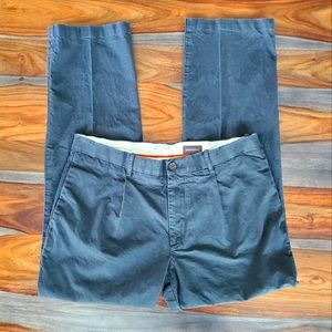 Dockers Men's Dress Pants, Blue, 36 Waist 32 Length, Zipper Back Pockets